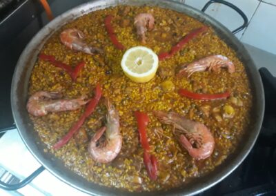 paella de marisco en lucena por encargo